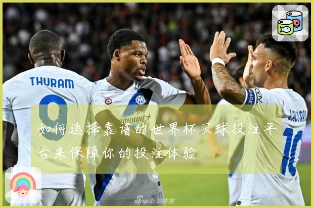 如何选择靠谱的世界杯买球投注平台来保障你的投注体验