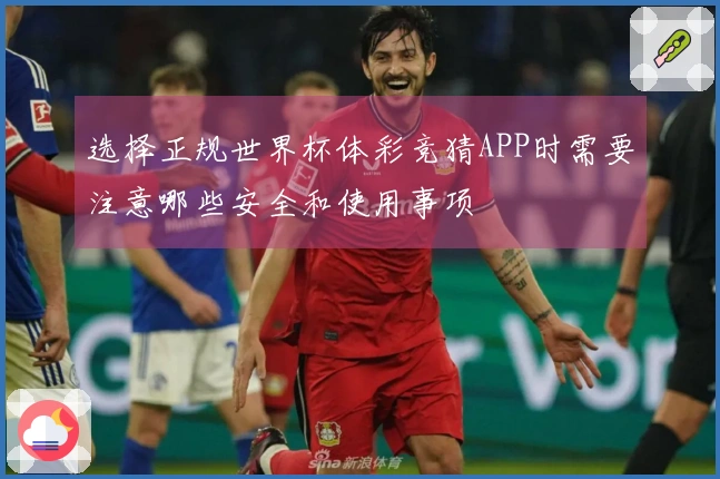 选择正规世界杯体彩竞猜APP时需要注意哪些安全和使用事项